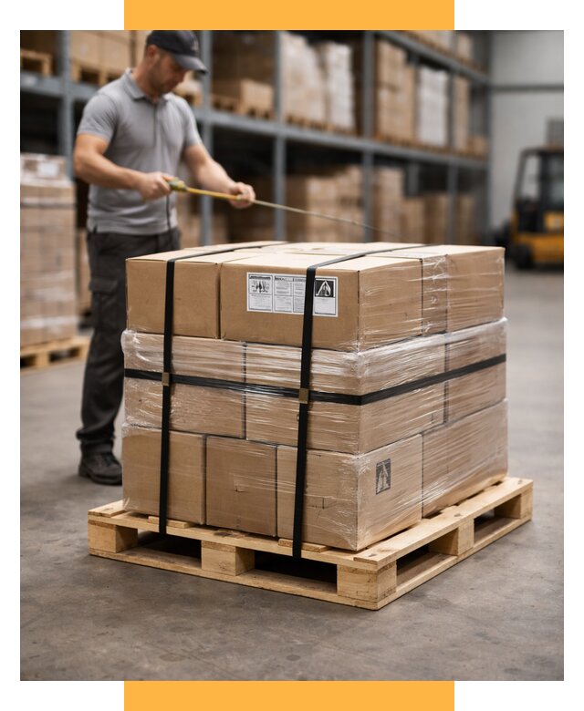 Упаковка и паллетирование грузов от 3723 р. | СетСервис-Кмн