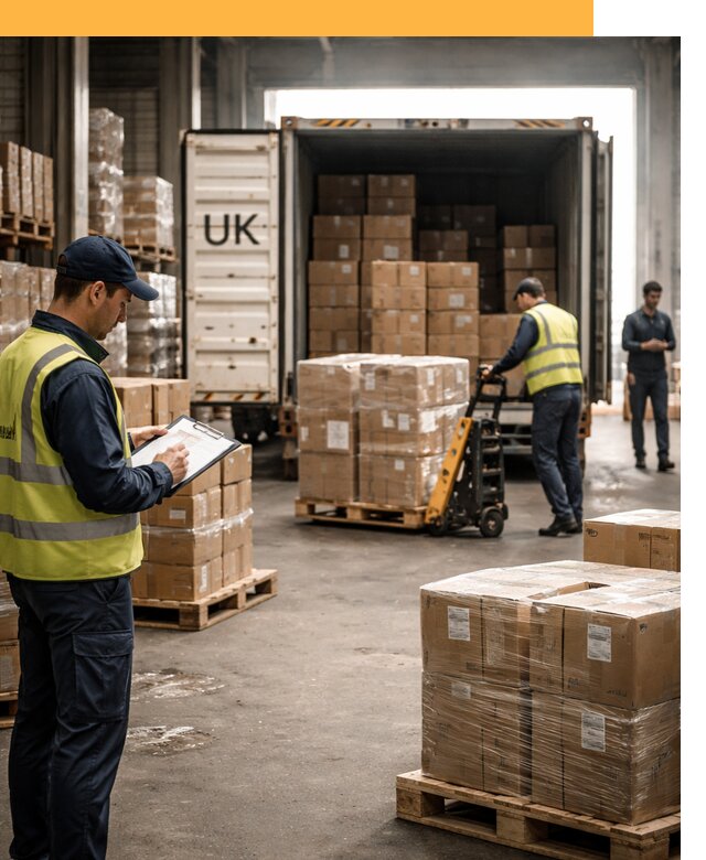 Доставка грузов из Великобритании с таможенным оформлением от 13298