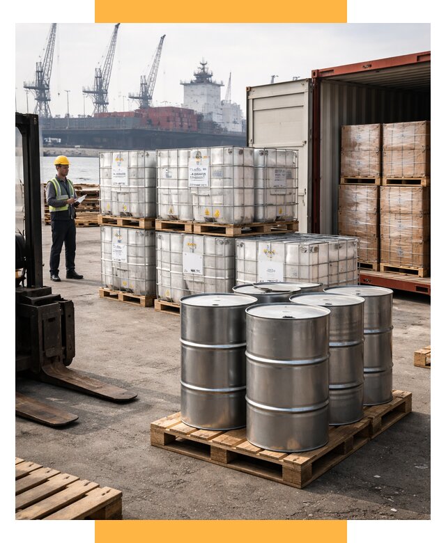 Доставка химического сырья из Индии от 265950 р. | СетСервис-Кмн