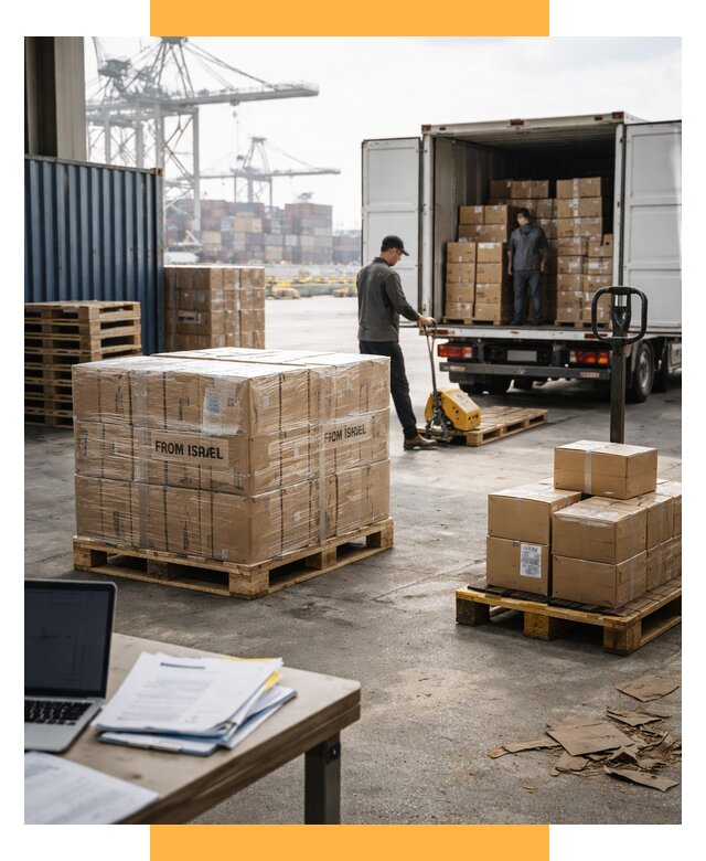 Доставка грузов из Израиля от 15957 р., логистика от СетСервис-Кмн