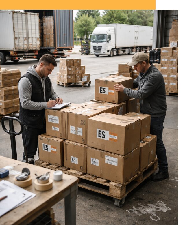 Доставка грузов в Испанию автотранспортом от 37233 руб