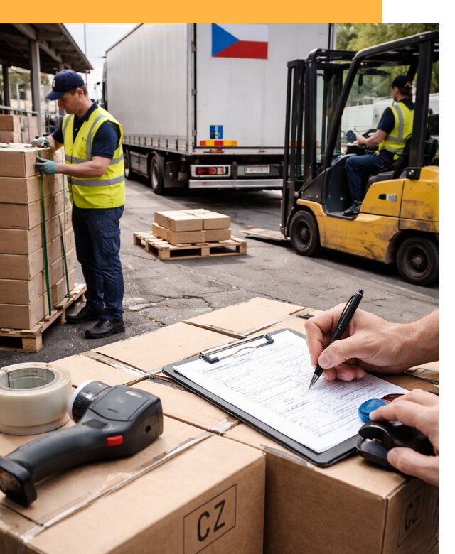 Доставка грузов в Чехию от 37233 руб, международные перевозки