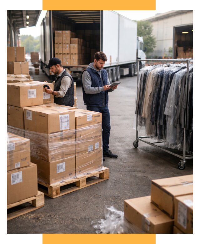 Перевозка и доставка одежды из Китая от 7979 р., СетСервис-Кмн