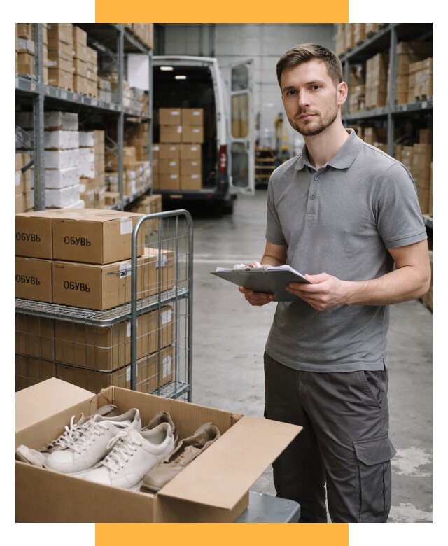 Доставка обуви из Китая и Турции от 4787 р. СетСервис-Кмн