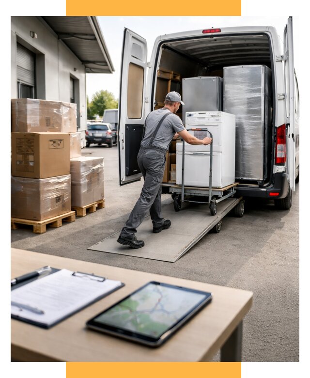 Перевозка бытовой техники от 6915 р. - логистика СетСервис-Кмн