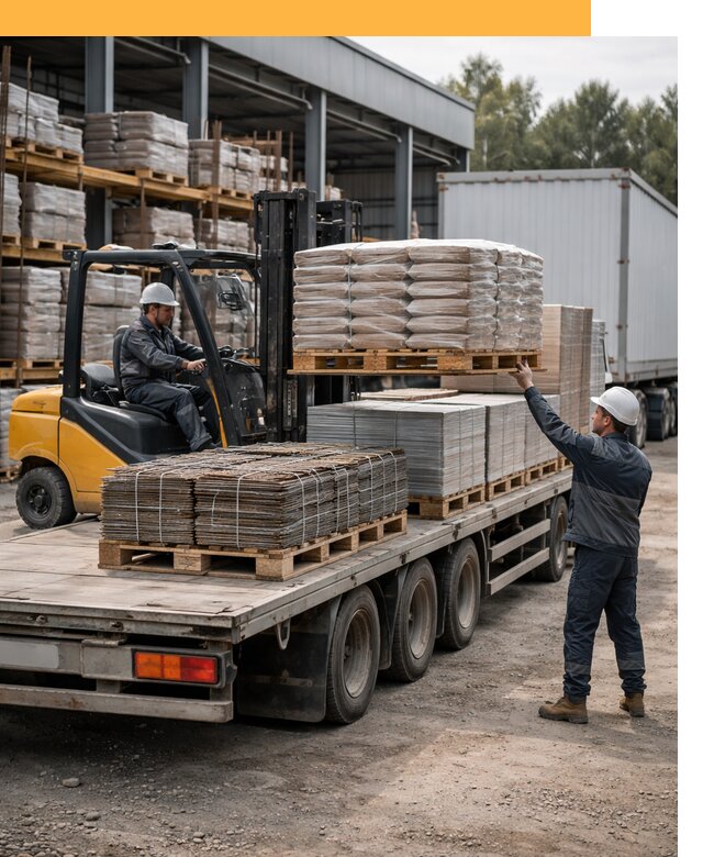 Перевозка строительных материалов по миру от 5851 руб