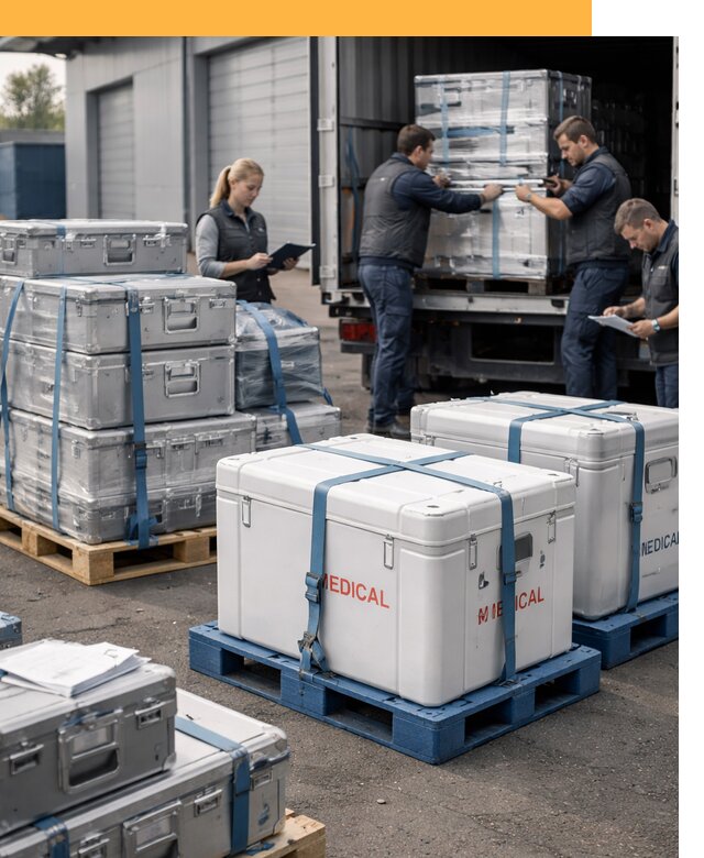 Перевозка медицинского оборудования по всему миру от 15957 руб