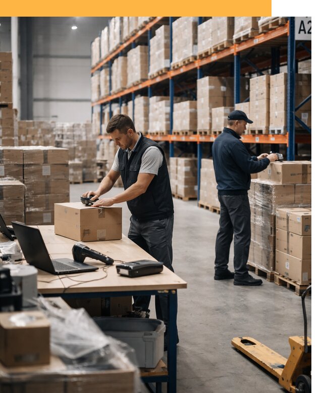 Склад консолидации в Европе: хранение, сортировка от 6915